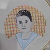 NIÑO FELIZ: He bordado una foto de mi hijo que me encanta por su expresión de felicidad. . Embroider project by INMA CABEZAS RIVAS - 05.28.2020