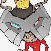 Diseño de personajes, mono. '20.. Comic, Concept Art, Digital Drawing, Character Design, Digital Design, Digital Illustration, Digital Painting, and Video Games project by Fede Gastaminza - 05.29.2020