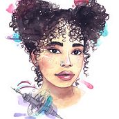 My project in Illustrated Portrait in Watercolor course. Een project van  Reclame,  Creativiteit y Traditionele illustratie van Camila Rodrigues de Souza - 31.05.2020