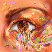 Eye - Ilustración digital. Un progetto di Illustrazione tradizionale e Illustrazione digitale di Marisol Franco Mendoza - 28.05.2020