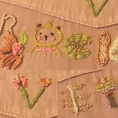 My project in Introduction to Raised Embroidery course . Bordir proyek oleh Vanessa Vandenburg - 05.29.2020