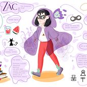 Zac y Yoyo por MariaLopezCreative. Animação, Desenvolvimento de videogames, Design de apps, Design de personagens, Design de videogames e Ilustração tradicional projeto de María López - 29.05.2020