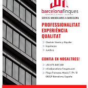 Flyer Barcelona Finques Bilingüe. Design editorial, Design gráfico, e Publicidade projeto de Marta Arévalo Segarra - 29.05.2020