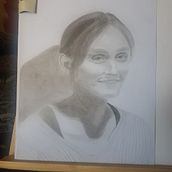 Proyecto final: Sólo yo establezco mis límites. Pencil Drawing, and Portrait Drawing project by Mónica Fáez - 05.30.2020