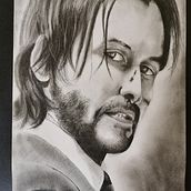 Proyecto Final: "John Wick" Retrato realista con lápiz de grafito . Pencil Drawing project by jack de la cruz - 05.30.2020