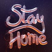 STAY HOME. Concept Art, 3D Design, and 3D Modeling project by Jorge Sfarcic - 05.27.2020