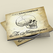 Portada y libreto digital del EP 'The Necromancer'. Un proyecto de Dirección de arte y Diseño de producto de Cristina Coll Fernández - 30.05.2019
