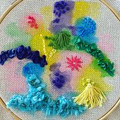 Mi Proyecto del curso: Técnicas básicas de bordado y acuarela. Embroider project by Argelia Arguedas - 05.30.2020