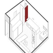 Dibujo_ Cabanon. Le Corbusier. Projekt z dziedziny  Architektura użytkownika Nina Orozco - 31.05.2020