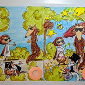 My project in Narrative Techniques for Illustrated Stories course. Children's Illustration project by cato - 05.31.2020