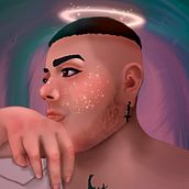 Mi Proyecto del curso: Retratos digitales de fantasía con Photoshop. Un projet de Illustration traditionnelle de Danilo Donato - 31.05.2020