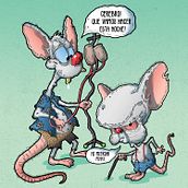 PINKY Y CEREBRO Ein Projekt aus dem Bereich Skizzenentwurf, Zeichnung, Digitale Zeichnung, Design, Grafikdesign, Traditionelle Illustration und Digitale Illustration von Andrés Forero - 31.05.2020