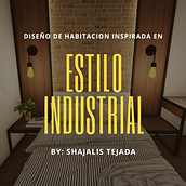 Mi Proyecto del curso: Iniciación al diseño de interiores CUARTO INSPIRADO EN ESTILO INDUSTRIAL. Interior Decoration project by Shajalis Tejada - 05.31.2020