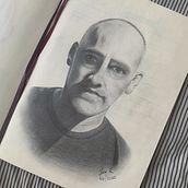 Mi Proyecto del curso: Retrato realista con lápiz de grafito. Portrait Drawing project by Alex Rosales - 05.31.2020