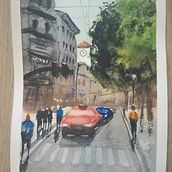 Mi Proyecto del curso: Paisajes urbanos en acuarela. Un projet de Musique de Federico Muñoz - 31.05.2020