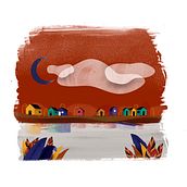 Minha primeira ilustração digital. Muito feliz com o resultado do curso <3. Een project van Digitale architectuur y Traditionele illustratie van floramvillar - 31.05.2020