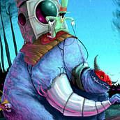 Having a break. Un progetto di Illustrazione digitale e Illustrazione tradizionale di Tino García - 31.05.2020