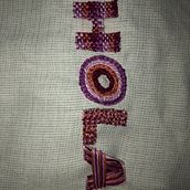 Mi Proyecto del curso: Letras bordadas: el hilo como herramienta gráfica. Un projet de Broderie de irlandae95 - 20.03.2020