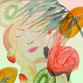 Fruits. Un proyecto de Ilustración tradicional de Лена Комарова - 01.06.2020