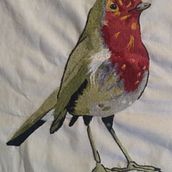 Mi Proyecto del curso: Pintar con hilo: técnicas de ilustración textil . % Gisele Filzmoser tarafından hazırlanan Nakış projesi - 06.01.2020
