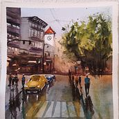 Mi Proyecto del curso: Paisajes urbanos en acuarela Ein Projekt aus dem Bereich Aquarellmalerei von Mimi Ned - 01.06.2020