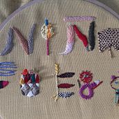 Mi Proyecto del curso: Introducción al bordado en relieve..hermosoo. Bordado projeto de karinaarmandola - 01.06.2020