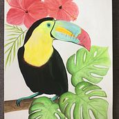 Mi Proyecto del curso: Técnicas experimentales de acuarela para principiantes . Un proyecto de Pintura a la acuarela de Jocelyn Leon Moore - 01.06.2020