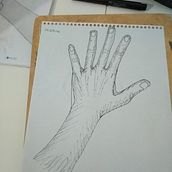 Una mano al día. Drawing project by Bruna Monteiro - 06.01.2020