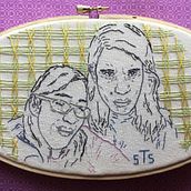 Mi Proyecto del curso: Creación de retratos bordados. Projekt z dziedziny  Haft użytkownika Tania Rosas - 01.06.2020
