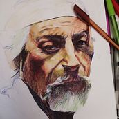 Nuevo proyecto dibujo con bolígrafos . Portrait Drawing project by Creando Arte-jose Yanez Figueroa - 06.02.2020