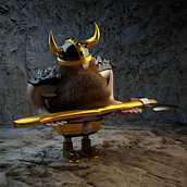Mi Proyecto del curso: Diseño de personajes en Cinema 4D: del boceto a la impresión 3D. Un proyecto de Diseño de personajes 3D de Daniel Josué Solórzano Castro - 25.06.2020