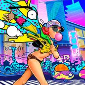 MACROBIANS I. Concept Art, Art Direction, Design, Logo Design, Character Design, Traditional illustration, Digital Illustration, Lettering, and Advertising project by Rafa Mata - 06.02.2020