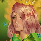 My project in Digital Fantasy Portraits with Photoshop course. Un proyecto de Ilustración tradicional de Vera Oosterhof - 02.06.2020