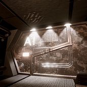 The Spaceship - Hard Surface demo reel. 3D, Animação 3D, Design de videogames, e Videogames projeto de Daniel Buitrago Barroso - 02.06.2020