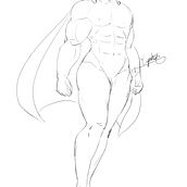 Mi Proyecto del curso: Ilustración para cómics: anatomía de un superhéroe. Projekt z dziedziny  R i sunek użytkownika carlosruizaguirre1 - 02.06.2020