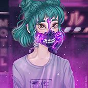 Mi Proyecto del curso: Retratos digitales de fantasía con Photoshop Ein Projekt aus dem Bereich Digitale Illustration von María Victoria González Brazón - 02.06.2020