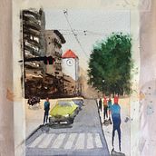 Mi Proyecto del curso: Paisajes urbanos en acuarela . % pablo_infantes tarafından hazırlanan Güzel sanatlar, Sulubo, Ve a Resim projesi - 06.03.2020