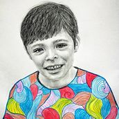 Mi Proyecto del curso: Retrato con lápiz, técnicas de color y Photoshop. Een project van Traditionele illustratie van Carmen KP - 03.06.2020