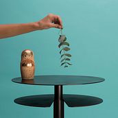 MATRIOSHKA auxiliary tables. Design, Furniture Design, Making, and Product Photograph project by Yanira Peñas - 06.03.2020