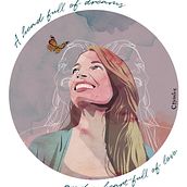 Priscila. Projekt z dziedziny Trad, c i jna ilustracja użytkownika Caroline Meirelles - 04.06.2020