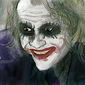Jocker. Digital Illustration project by Julio Briceño Bravo - 06.04.2020