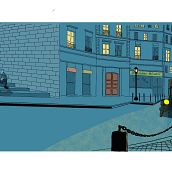 Midnight in Paris inspiration . Ilustração arquitetônica projeto de Alessandra Muto - 04.06.2020