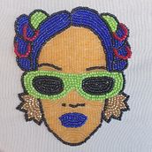 My project in Beaded Embroidery Portraits course. Arts, and Crafts project by Iskren Lozanov - 06.04.2020