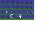 Mi Proyecto del curso: Animación de personajes en pixel art para videojuegos . Pixel Art project by Jose Cassini - 08.11.2020
