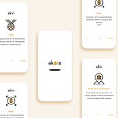 Ekin App. Projekt z dziedziny Br, ing i ident, fikacja wizualna, Projektowanie aplikacji, Projektowanie logot, pów, Projektowanie aplikacji mobiln, ch i UX / UI użytkownika Aroa Garcia Ambroa - 05.06.2020
