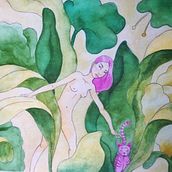 My project in Botanic Animal House: Watercolour, Ink and Graphite course. Un projet de Aquarelle de Radka Kopecká - 05.06.2020