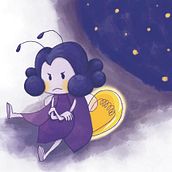 Luciérnagas. Fine Arts, Digital Drawing, Education, Traditional illustration, Digital Illustration, and Children's Illustration project by Raquel Barrajón Engenios - 05.05.2018