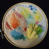 Mi Proyecto del curso: Mar y fondo. Un proyecto de Bordado de Helena Heinzen - 05.06.2020