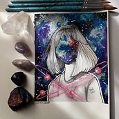 Meu projeto do curso: Técnicas modernas de aquarela. Un proyecto de Ilustración con tinta y Pintura a la acuarela de Patricia Soares - 25.07.2020