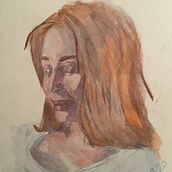 Mi Proyecto del curso: Retrato artístico en acuarela. Watercolor Painting project by Rogelio Aurelio Rojas - 06.05.2020